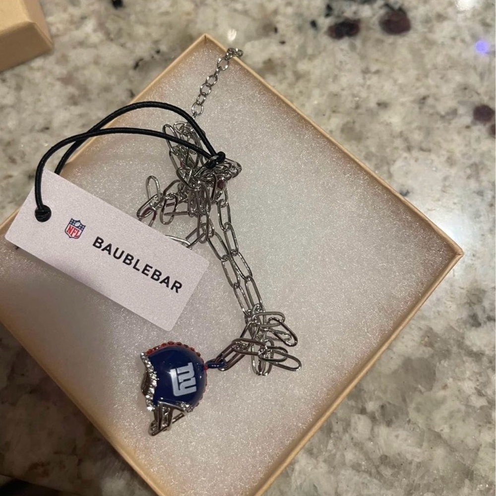 New York Giants Bauble Bar Necklace